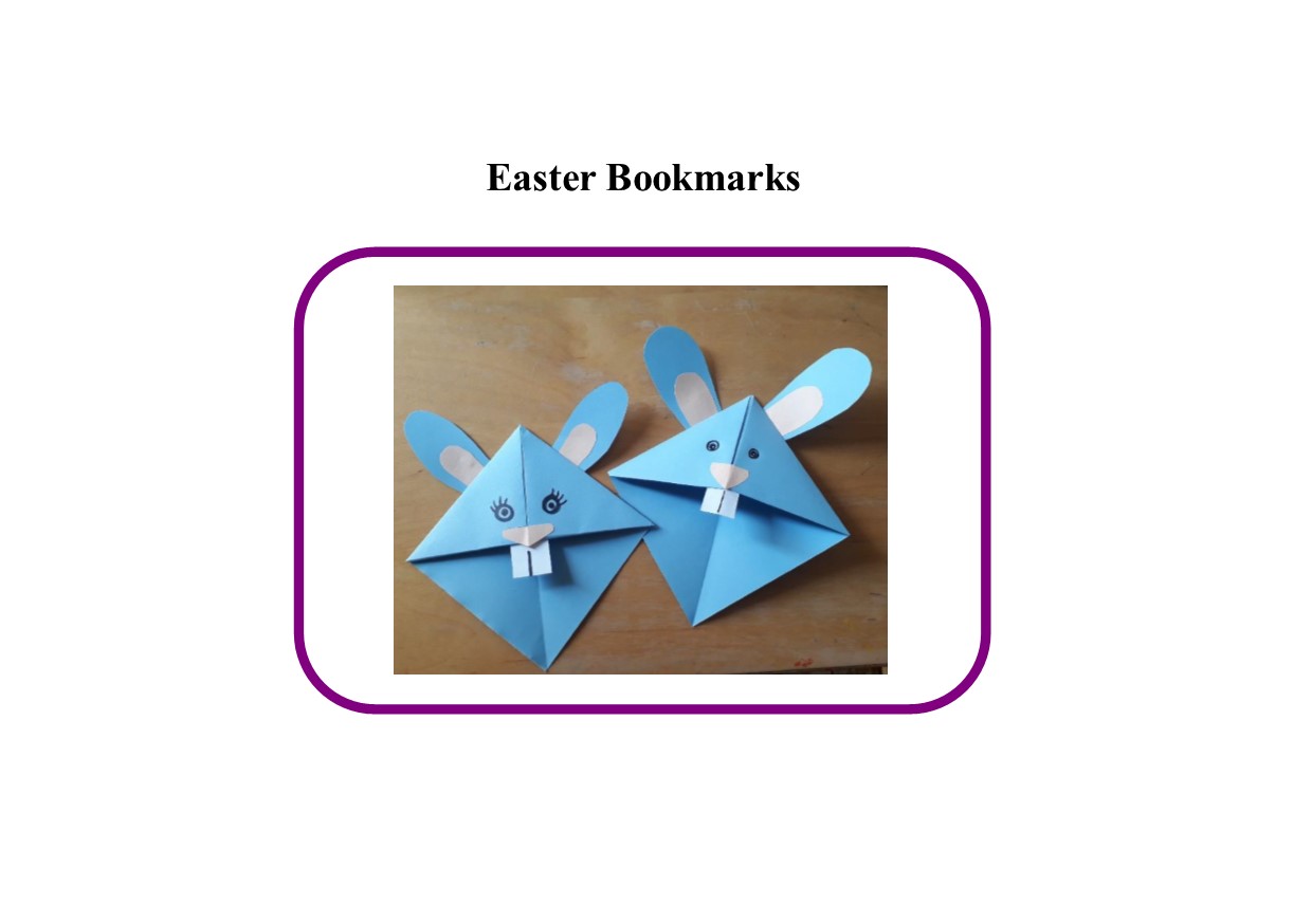 Easter Bookmark