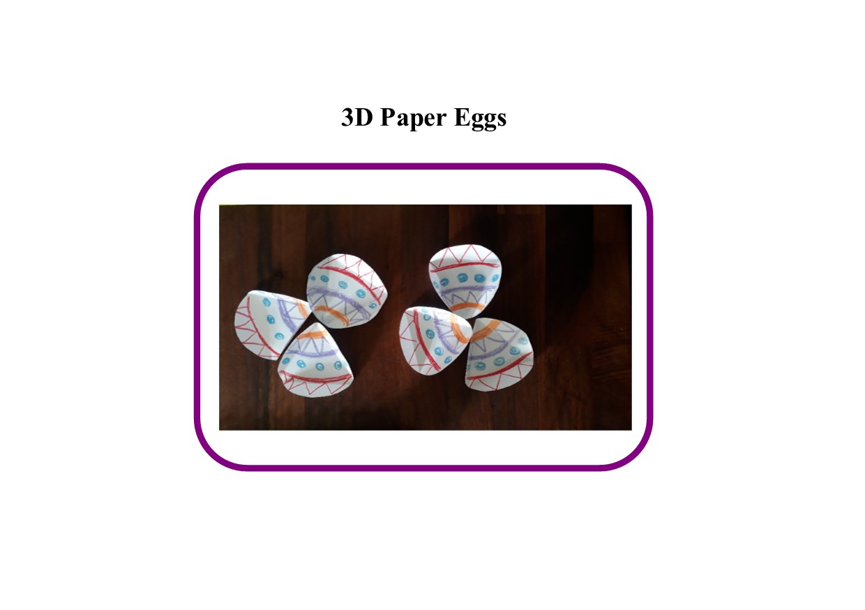 3D Paper Eggs